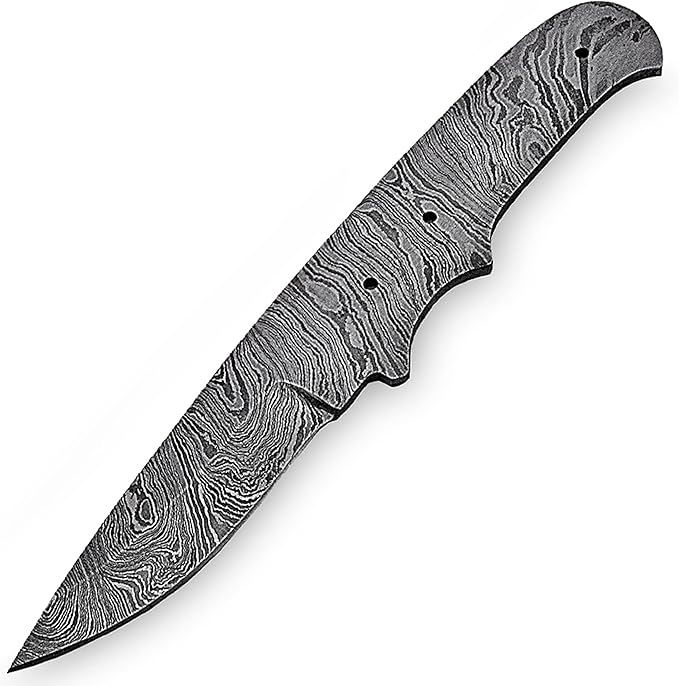 generic 手工锻造大马士革钢坯刀片 7英寸 约17.