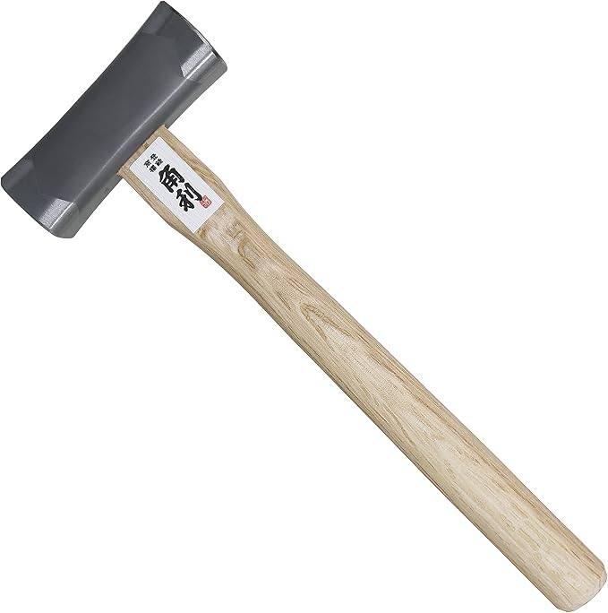 kakuri 凿锤 750g 日本木工锤 适用于凿子,飞机,钉子 重型日本碳柱