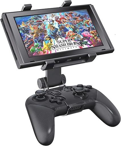 Switch Pro 控制器夹座 适用于任天堂切换器 切换器lite Oivo 可调节夹钳支架 适用于任天堂switch Pro 控制器 亚马逊中国 游戏 娱乐