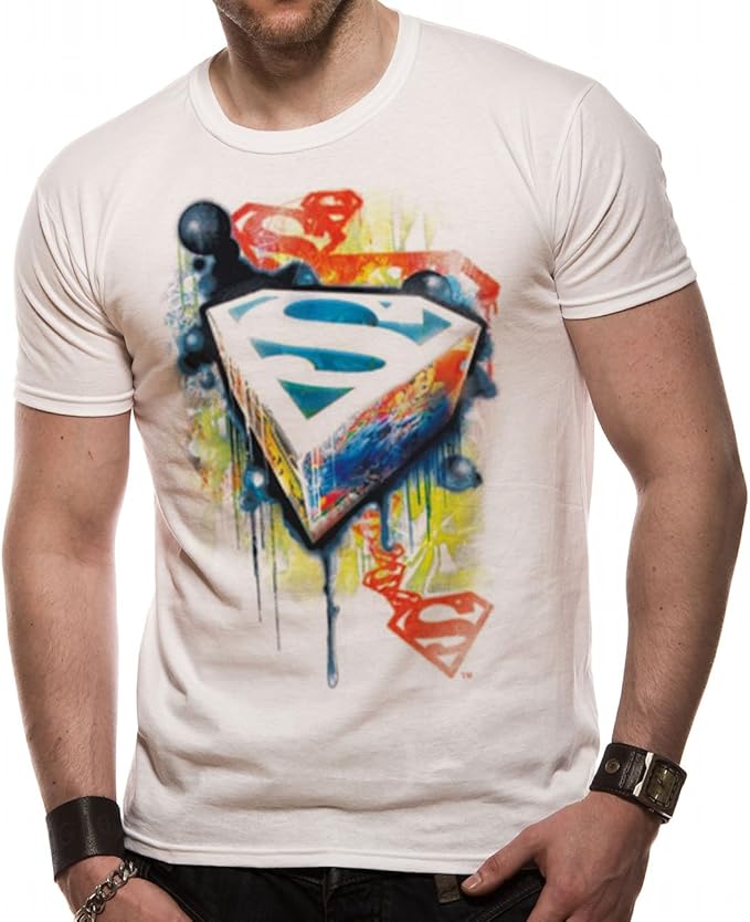 loud distribution 超人 - 涂鸦男士 t 恤