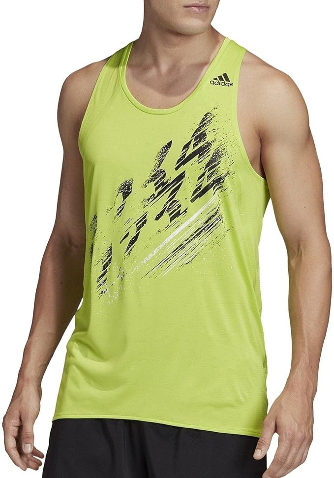 adidas 男式 speed singlet m t 恤