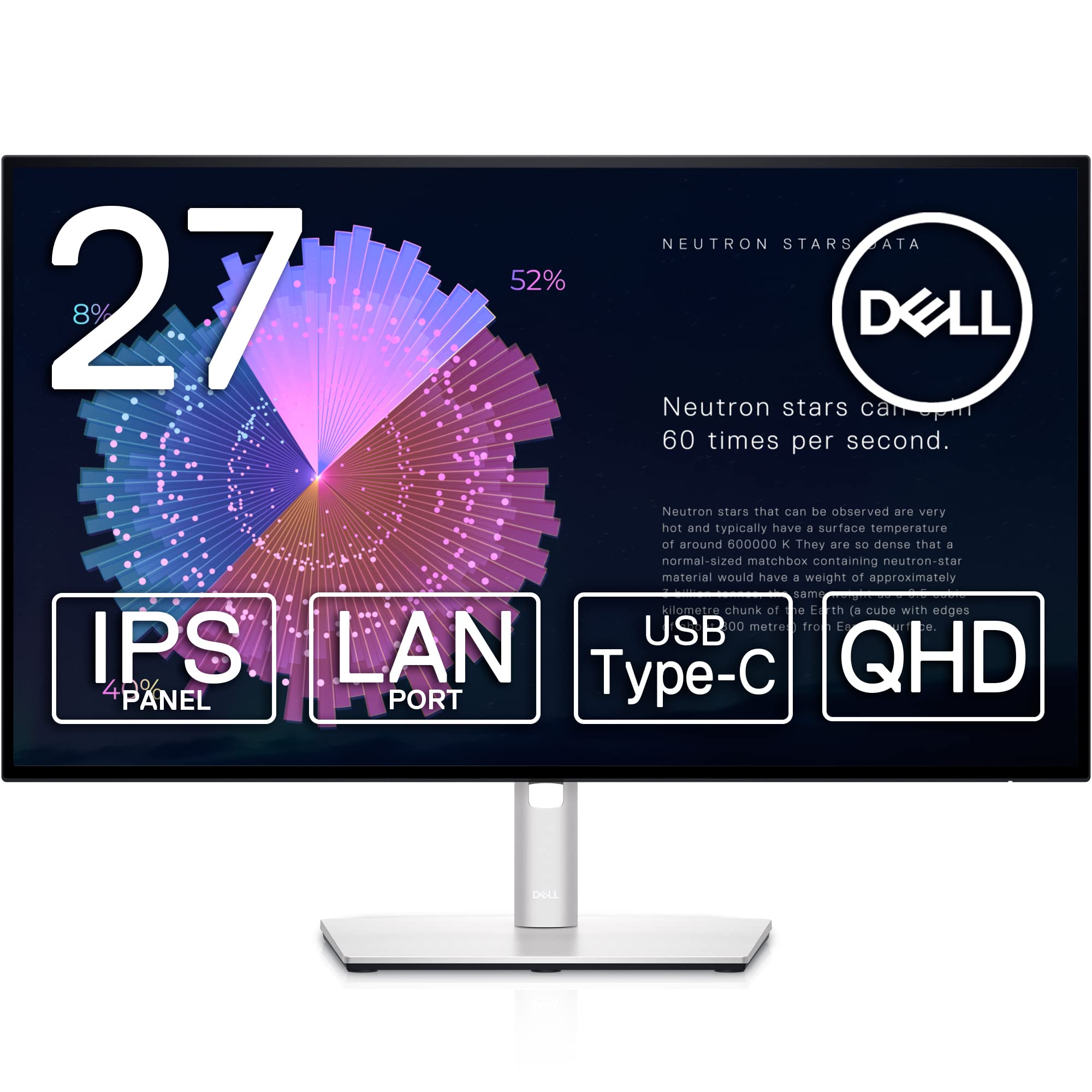 DELL ULTRASHARP 27 USB-C HUB Monitor - U2722DE-68.47CM (27)