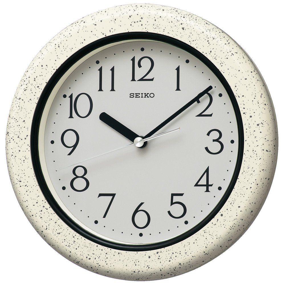 SEIKO Clock wall clock simulates life waterproof enhanced moisture and dust proof kitchen & bathroom grey appearance KS441H SEIKO