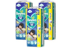 Pampers 帮宝适 纸尿裤夜用 干爽透气 大号（12-22kg）132片（44片×3袋）（整箱售卖）
