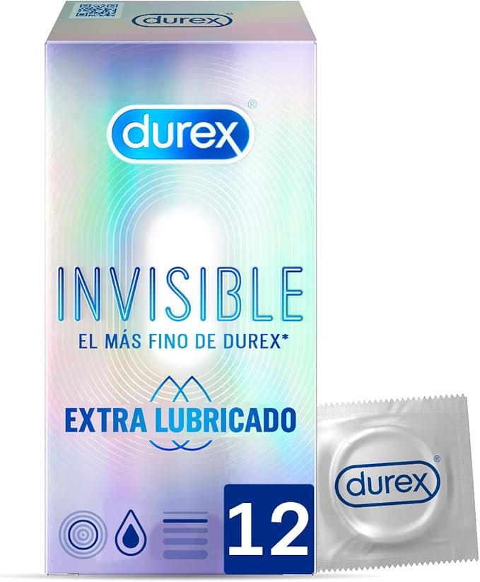 durex invisible extra fine extra lubricated 12 condoms