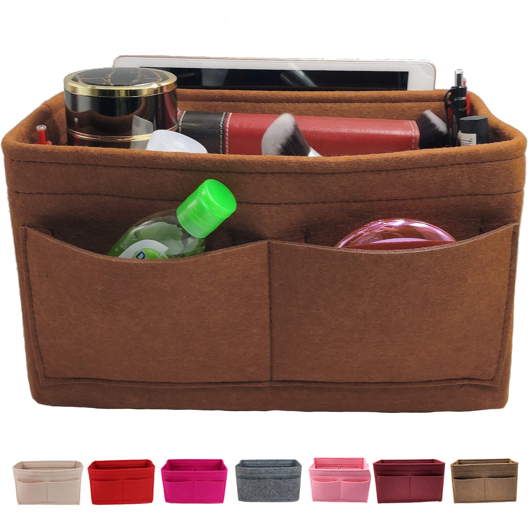 Purse organizer, bag inside felt fabric handbag organizer,3 sizes for Speedy Neverfull