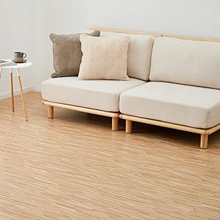 萩原 木质地板瓷砖  酰胺米色,约91.4×15.