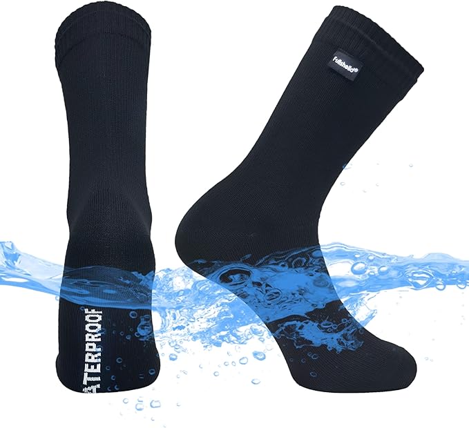 fullsheild 中性款户外船员尺寸提花*防水袜透气coolmax 衬里适合滑雪