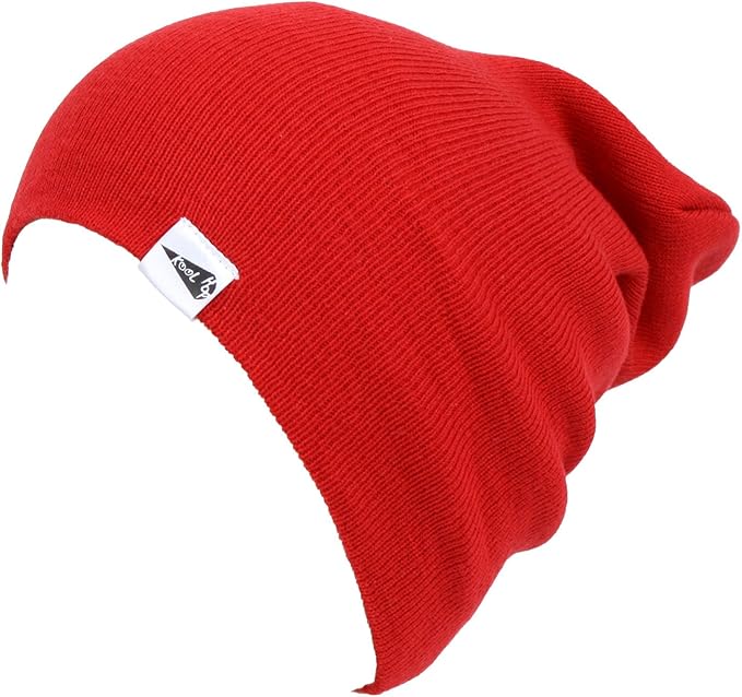 kool hop 儿童男孩女孩 baby 100% 纯棉针织基本长无檐小便帽帽子