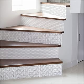 ambiance-live col-stairs-ros-b092_30x105cmx2 楼梯瓷砖贴纸,乙烯基