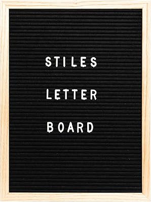 stiles 毛毡信板套装,留言板带 440 个字母,数字和符号,用于庆祝,婴儿