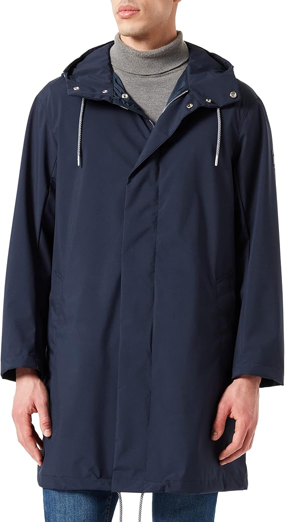 a|x armani exchange 男式 a 到 x patch 再生尼龙风衣