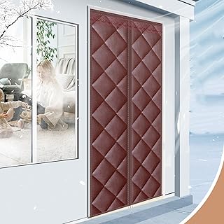 冬季加厚棉质门帘,防风隔音门盖,磁性隔热窗帘,适用于门口卧室厨房