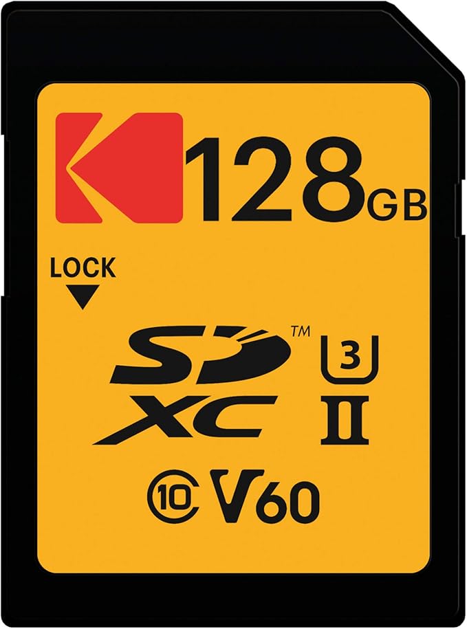 kodak 柯达 128gb uhs-ii u3 v60 ultra pro sdxc 存储卡