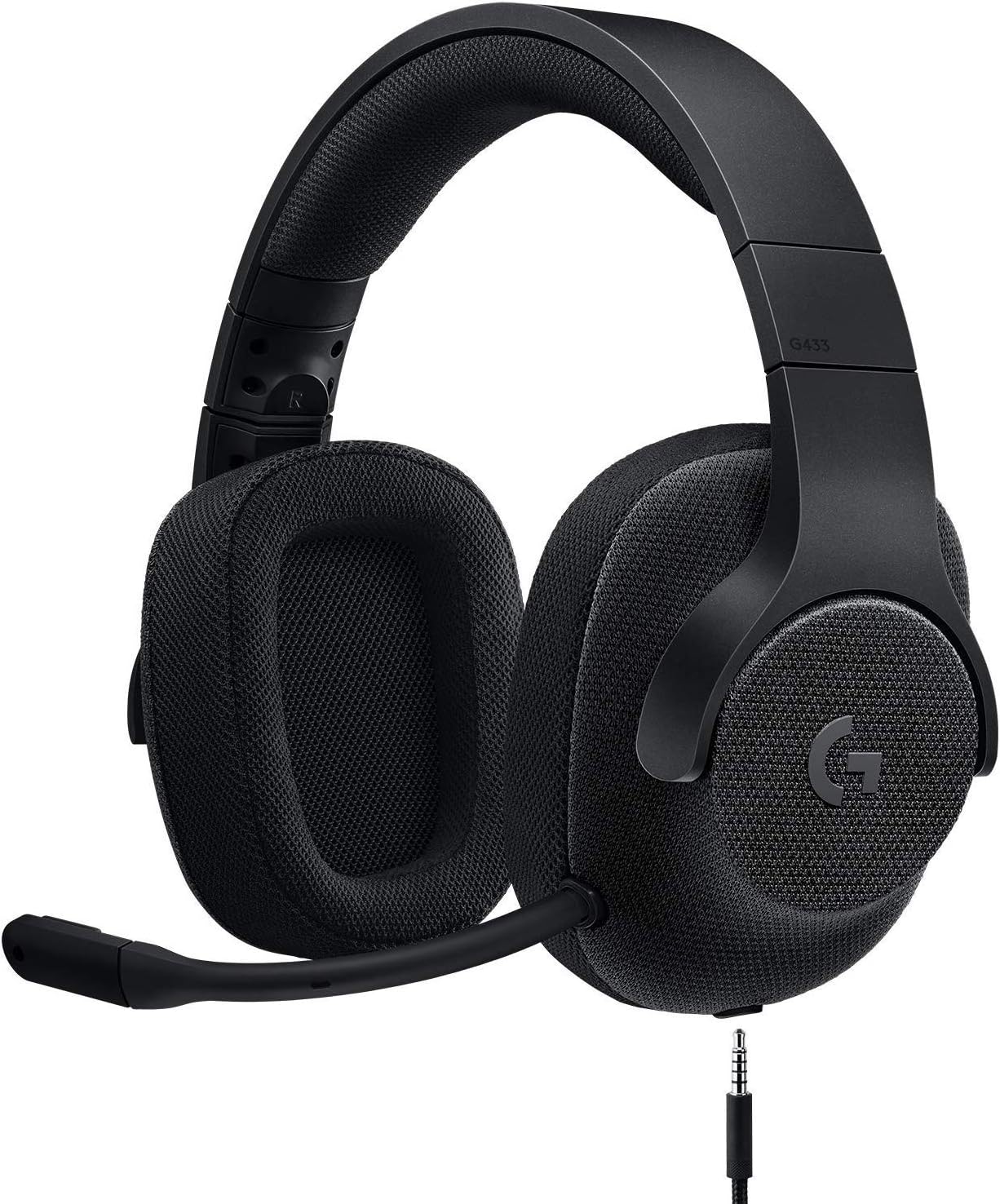 游戏头戴式耳机 ps4 罗技g433g433bk 1)ヘッドセットg品