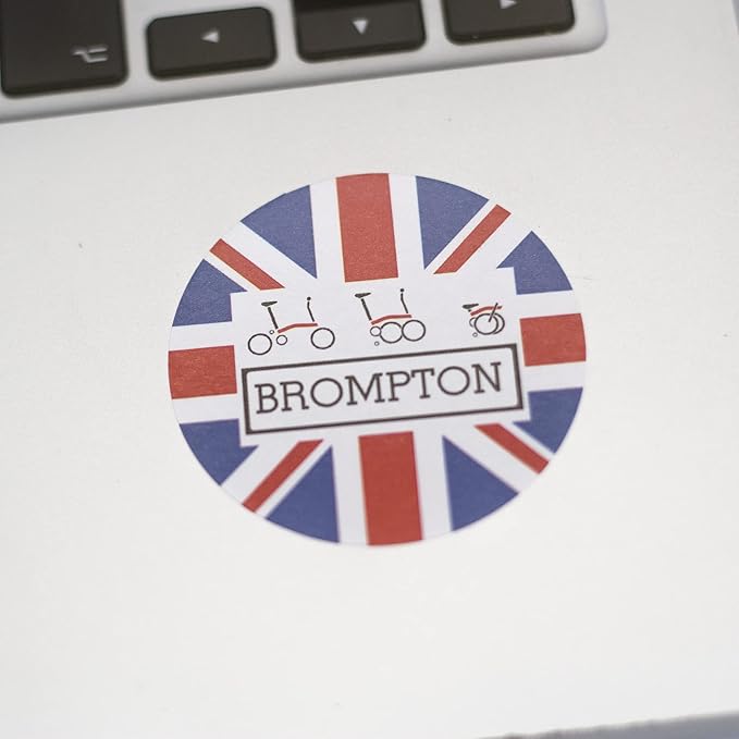 london craftwork 水贴纸 brompton 折叠自行车 5x5cm 礼品贴花 union
