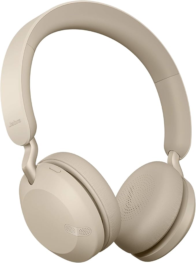 jabra 捷波朗 elite 45h 贴耳式无线耳机,金米色,电池续航时间长达 50