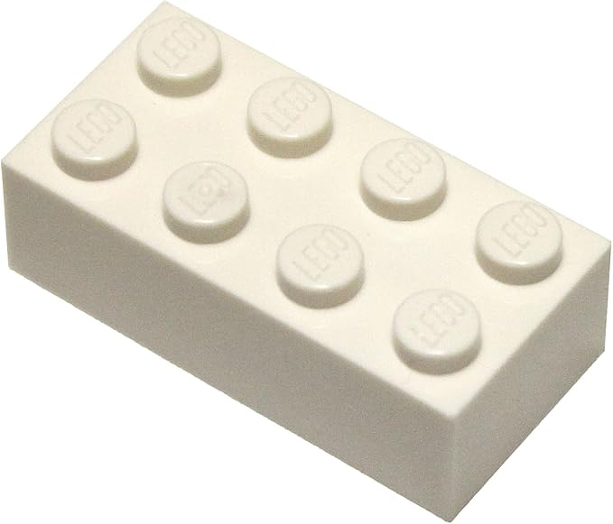 lego 乐高 零件套装:白色 2 x 4,砖块 x 200