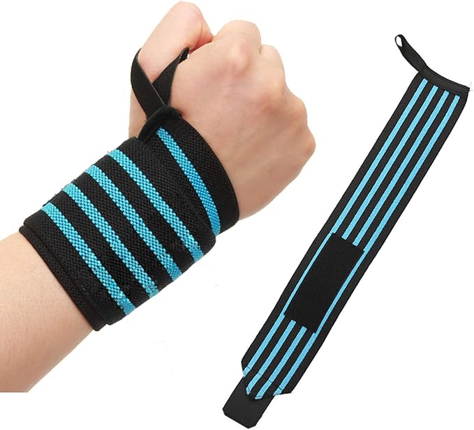 高级手腕挤压 wodshop | 耐用聚酯纤维和棉质混纺材质 | great 护腕 &