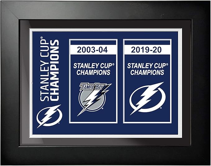 坦帕湾闪电 2020 斯坦利杯冠军照片(尺寸:35.56 厘米 x 45.