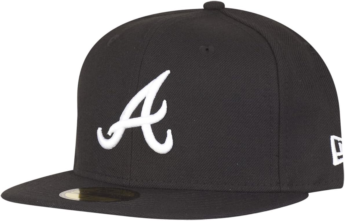 new era mlb 亚特兰大勇士队59 fifty 棒球帽