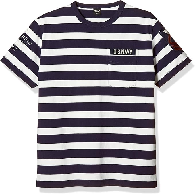 avirex t恤 naval patch boeder tee 6183350 男士