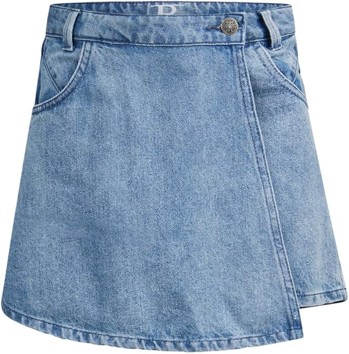 retour denim de luxe 女童zefanya 粉蓝色短裙