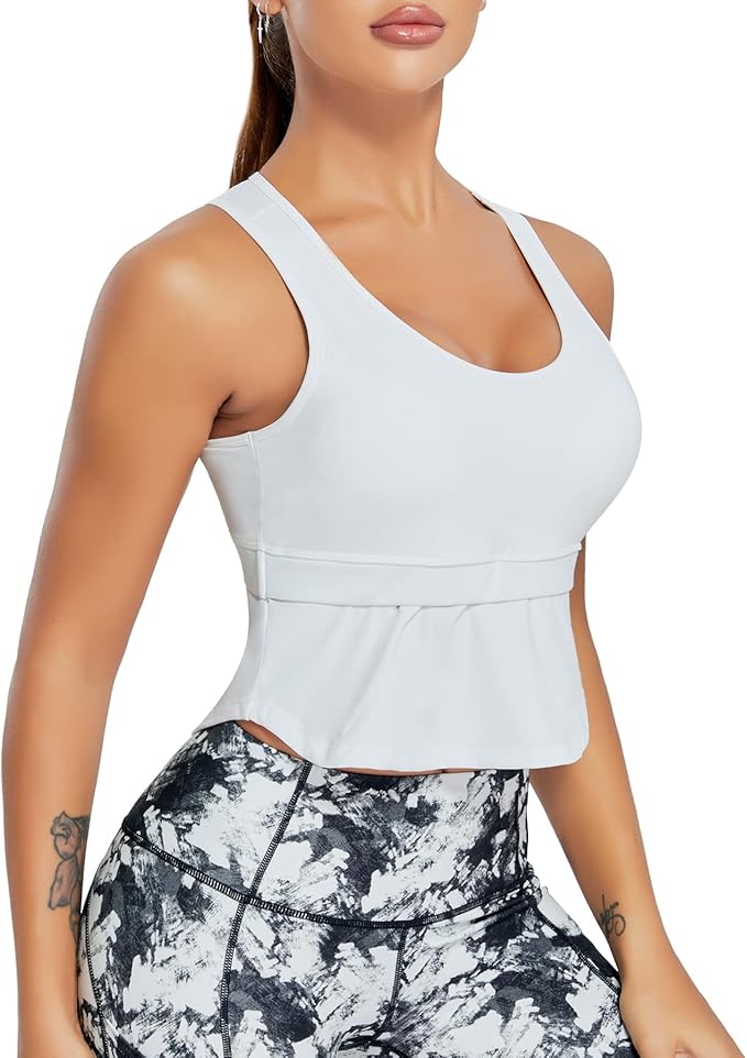 锻炼背心工字背心瑜伽跑步上衣衬衫内置文胸无袖网眼吊带背心运动背心