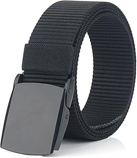 尼龙腰带自动搭扣帆布腰带速干户外战术男式腰带