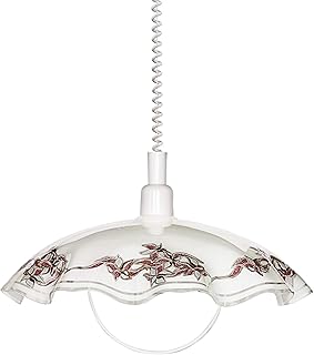 eglo 3041 vetro 吊灯带拉绳螺旋塑料 - 紫色/白色