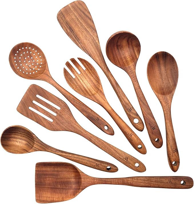 烹饪木制勺子 | 抹刀套装 | 上菜勺 | 上菜用具 | 厨房用具套装