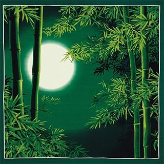 furoshiki 包装布 日本制 夏 竹子 月亮