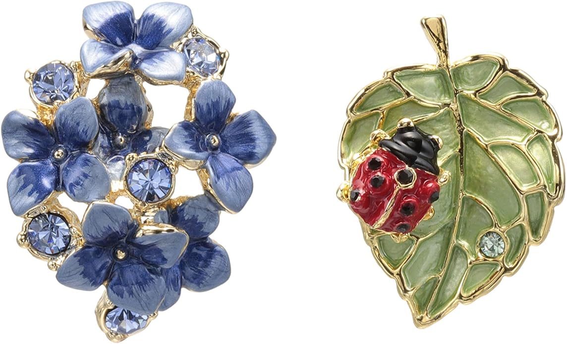 Vendome Boutique 紫阳花瓢虫胸针2件套vbrv9043 Xb 亚马逊中国 珠宝首饰