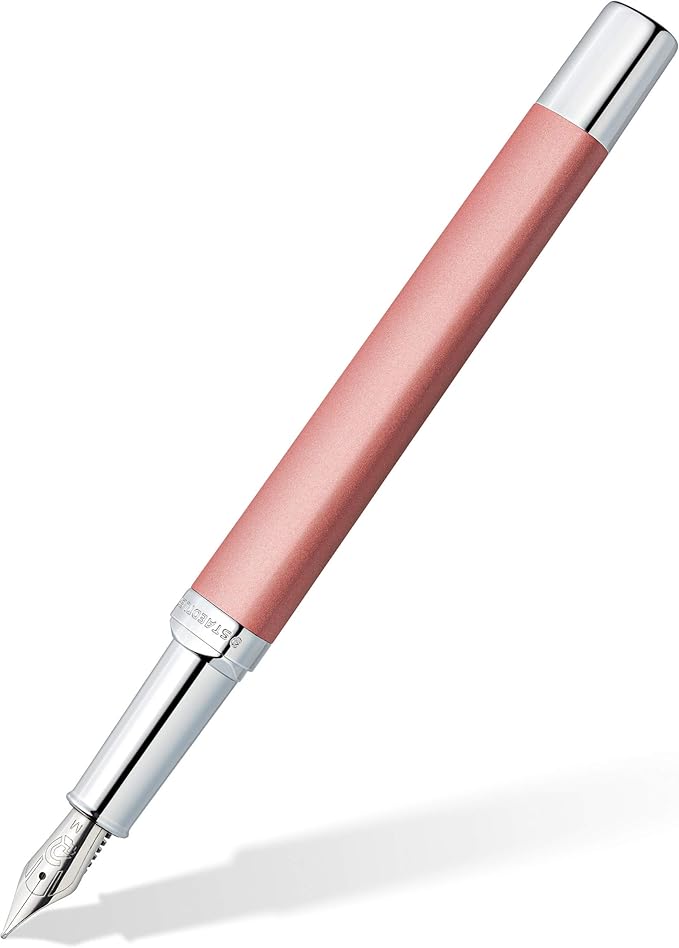 staedtler 钢笔 triplus 474 m 颜色 radiant 玫瑰色,优质金属外壳