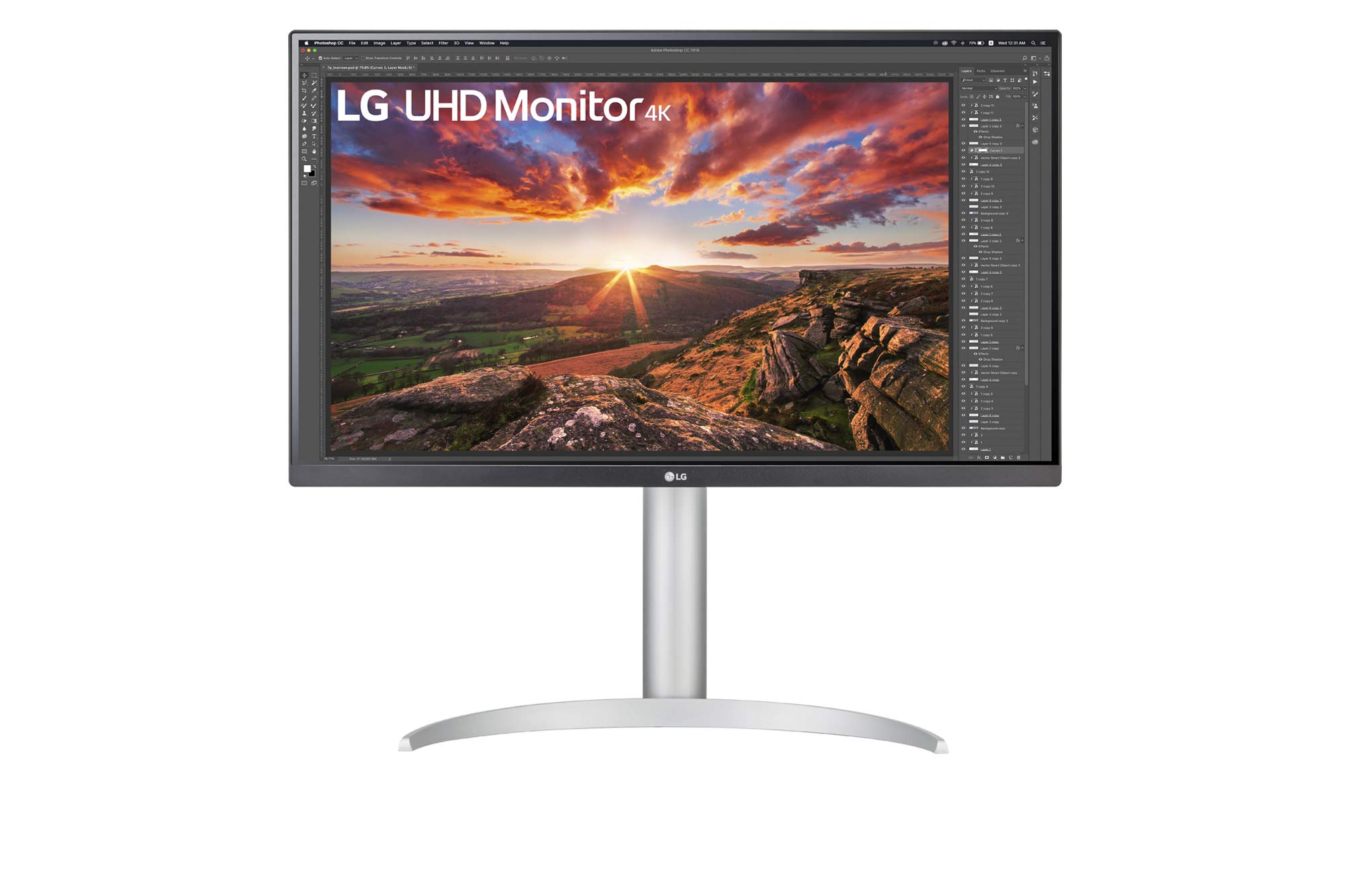 27UP850N-W.AUS 27-inch IPS 4K UHD VESA HDR400 display with USB Type-C