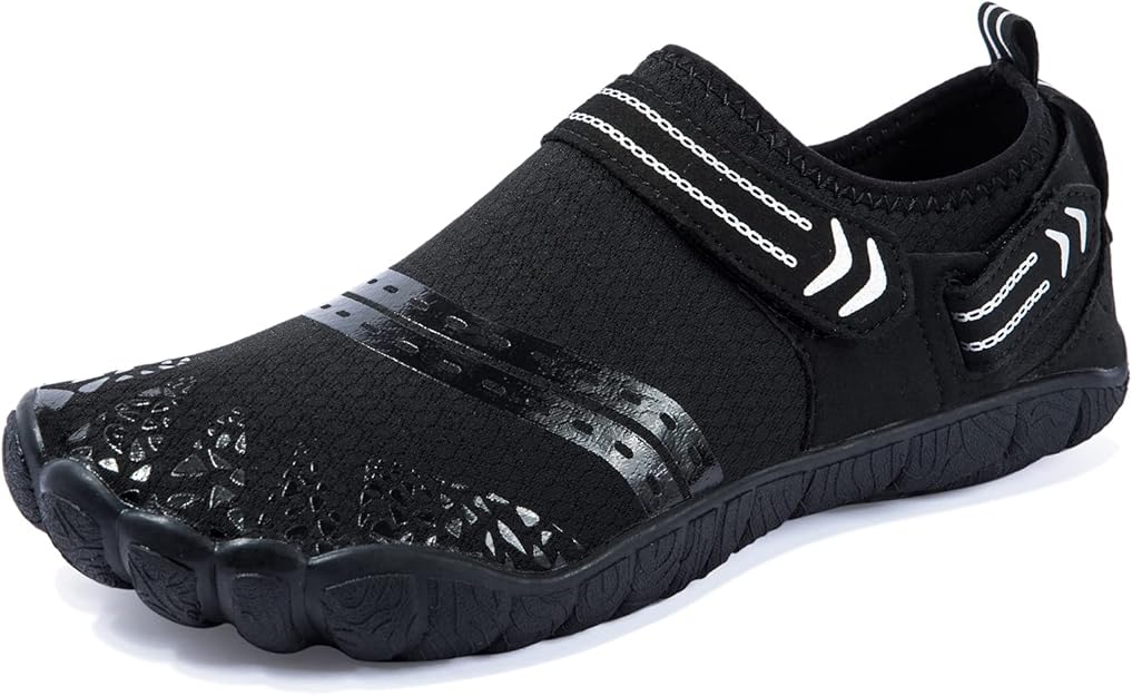 otiemu 男士水鞋 快干 赤脚 aqua 鞋 游泳运动鞋 宽脚 脚趾 排水鞋底