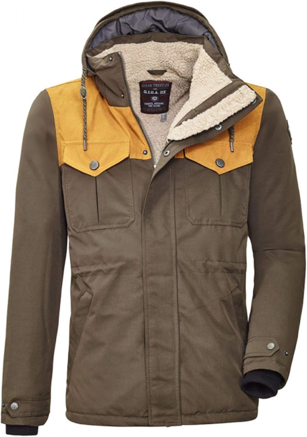 g.i.g.a. dx 男式 stormiga mn jckt d 休闲功能性夹克,带兜帽