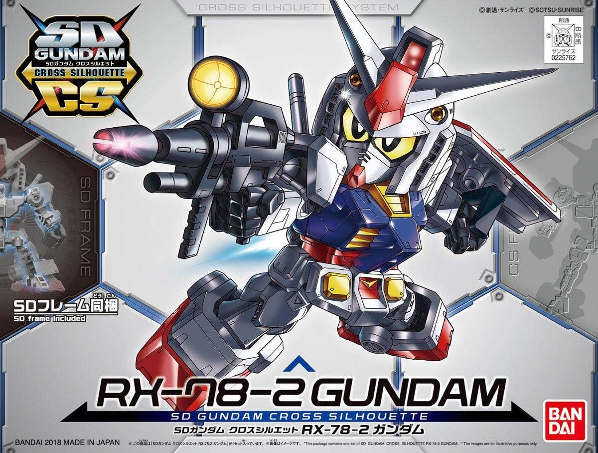 Bandai Hobby Sd Gundam Rx 78 2 Gundam Cross Silhouette Frame Mobile Suit Gundam 玩具 亚马逊中国