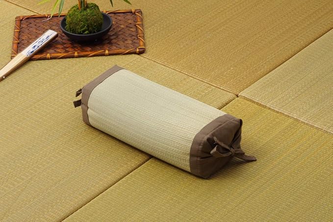 ikehiko 枕头 枕 灯心草枕头 消臭 枕头 日本产 纯色 高度调节 "薄型