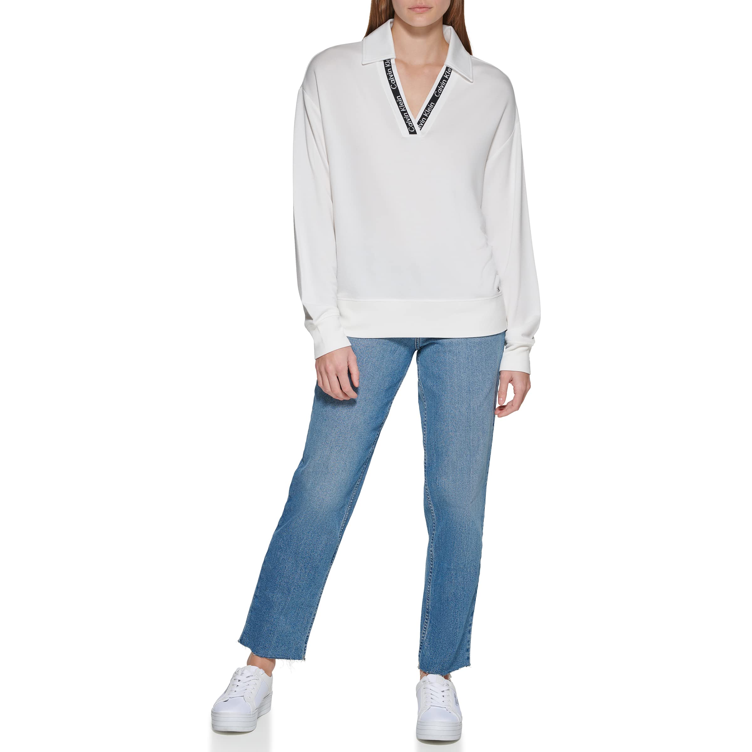 Calvin Klein women's sweatshirt V-neck