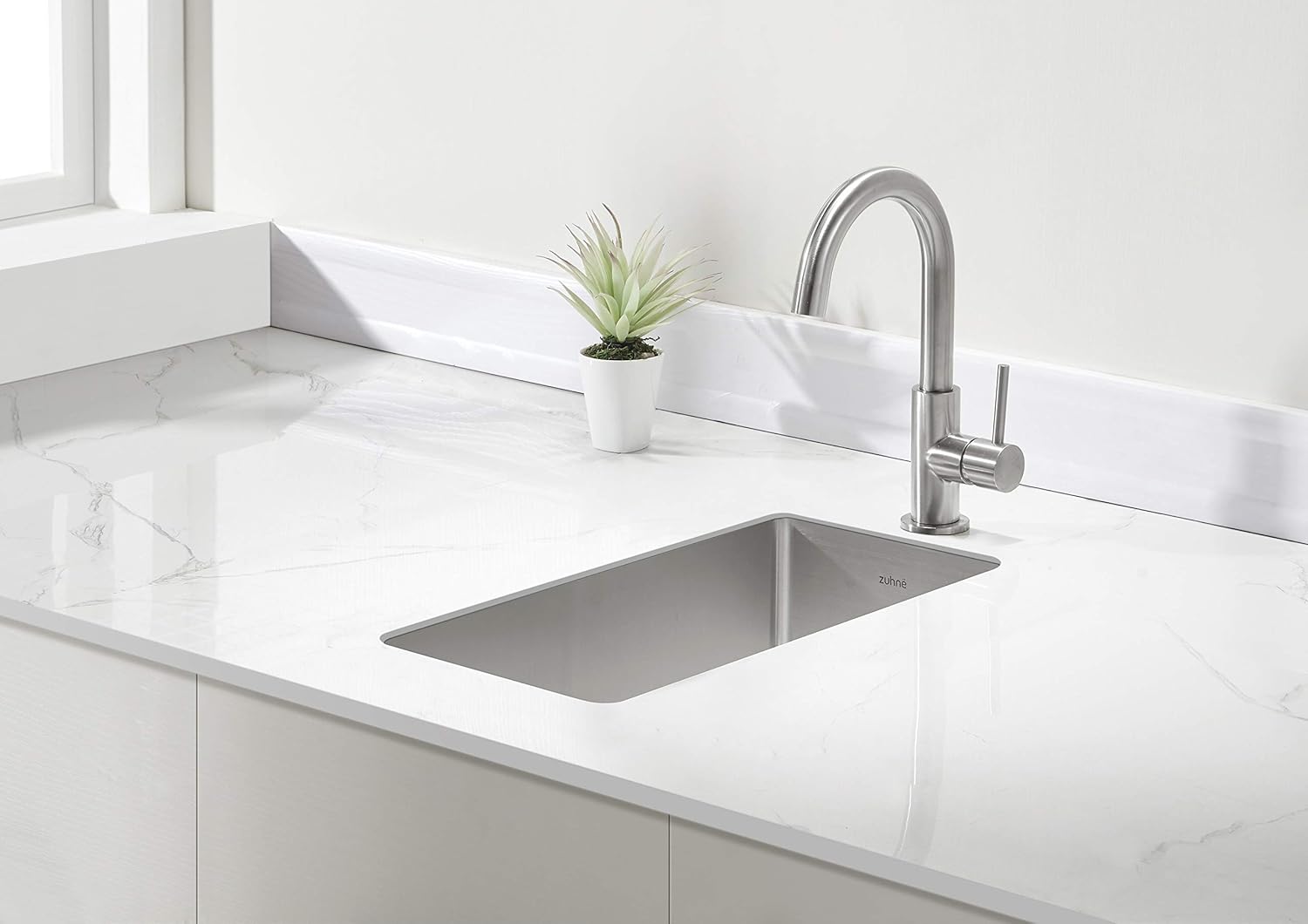 Modena 台下安装杆和房车水槽 16 格不锈钢 10 X 18 槽 亚马逊中国 家居装修