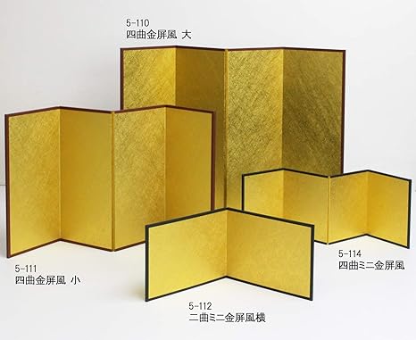 京之象屏风四曲金屏风小5 111 办公用品 亚马逊中国
