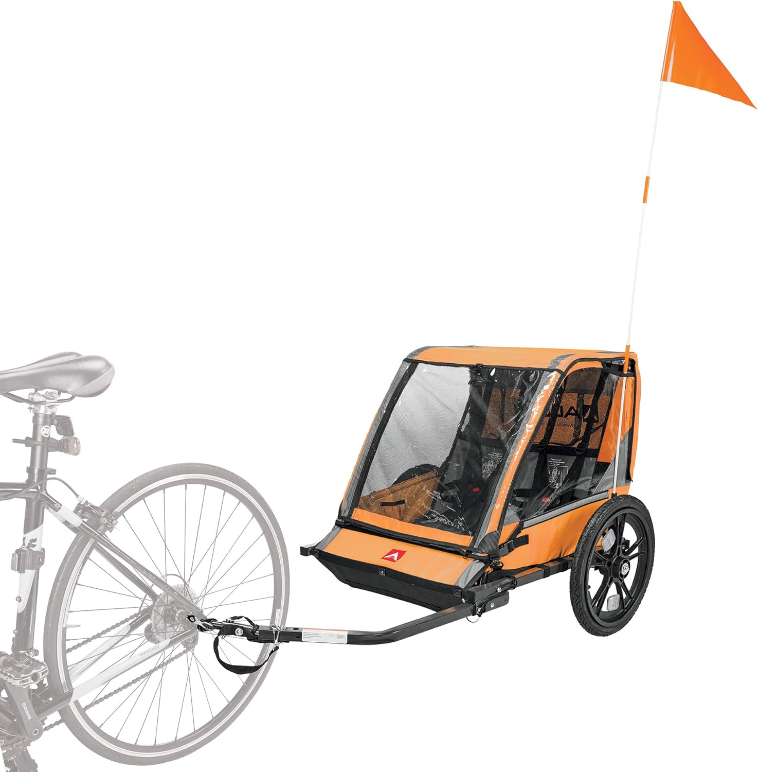 allen sports hi-viz 2 个儿童自行车拖车,型号 et2