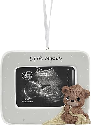 precious moments 211412 little miracle 婴儿相框 bisque 瓷器装饰