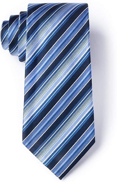 男式 * 丝质现代 moy 条纹领带 紧身窄领带