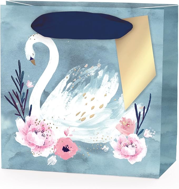 hotchpotch watercolour 蓝色天鹅迷你礼品袋