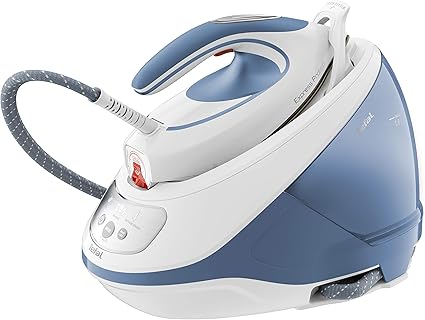Tefal 特福蒸汽熨斗express Protect Sv92 7 5 巴 蒸汽喷射 5 克 分钟 持续蒸汽量 130 克 分钟 防垢收集器 Durilium Airglide Autoclean熨斗底板 白色 蓝色 亚马逊中国 小家电