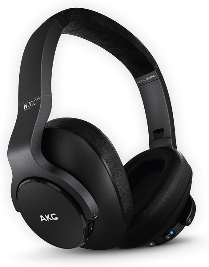 akg(三星品牌)n700nc m2 头戴式可折叠无线主动降噪耳机 - 黑色(美国