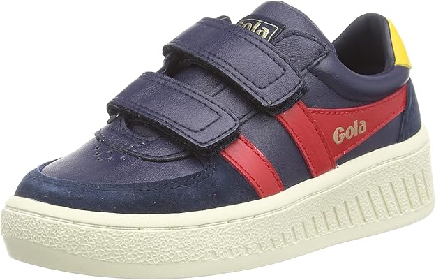 gola 中性儿童 grandslam 经典魔术贴运动鞋