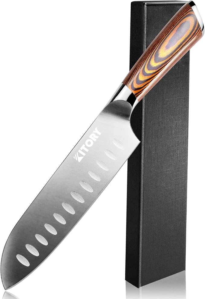 78厘米日本蔬菜切菜刀厨房厨师刀带高碳德国钢刀片和符合人体工程学的